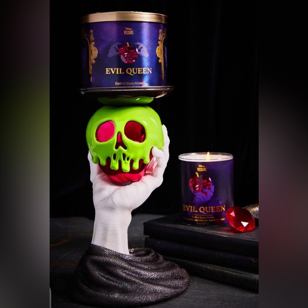 Bath & Body Works Snow White Poison Apple Disney Villains Candle Holder 2025 HTF